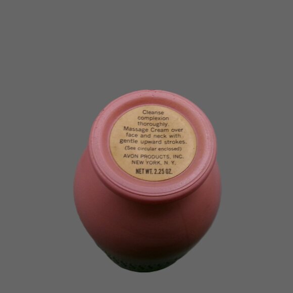 Avon Creme Supreme Jar, Pink White, Original Box and Pamplet, Vintage Vanity - Picture 5 of 7